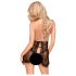 Penthouse Libido Boost - Babydoll rendado com fio (preto)