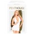 Penthouse Earth-shaker - vestido de amarrar e tanga (branco)