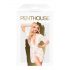 Penthouse Hypnotic Power - robe curto rendado e tanga (branco)