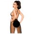 Penthouse Best Forplay - Body de renda com tule (preto)