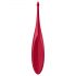 Satisfyer Twirling Fun - vibrador à prova d'água para clitóris (vermelho)