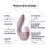 Satisfyer Supernova - Vibrador 2em1 c/ar e vibrações (rosa)