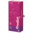 Satisfyer Triple Lover - Vibrador massajador rosa para o ponto G