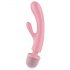 Satisfyer Triple Lover - Vibrador massajador rosa para o ponto G