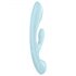 Satisfyer Triple Oh - vibrador clitoriano recarregável (azul)