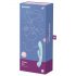 Satisfyer Triple Oh - vibrador clitoriano recarregável (azul)