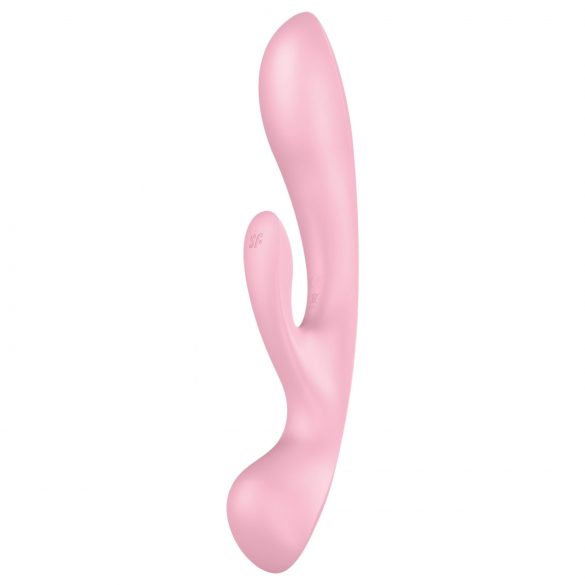 Satisfyer Triple Oh - vibrador recarregável 3 em 1 (rosa)