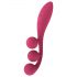 Satisfyer Tri Ball 1 - Vibrador multifuncional recarregável (vermelho)