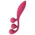 Satisfyer Tri Ball 1 - Vibrador multifuncional recarregável (vermelho)