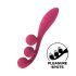 Satisfyer Tri Ball 1 - Vibrador multifuncional recarregável (vermelho)