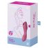 Satisfyer Curvy Trinity 3 - Vibrador 2em1 ondas de ar (vermelho)