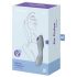 Satisfyer Curvy Trinity 3 - Vibro 2 em 1 c/ Ondas de Ar (Cinza)