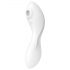 Satisfyer Curvy Trinity 5+ - Vibrador 2 em 1 com ondas de ar (branco)