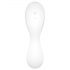 Satisfyer Curvy Trinity 5+ - Vibrador 2 em 1 com ondas de ar (branco)