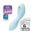 Satisfyer Curvy Trinity 5+ - Vibrador 2 em 1 inteligente (azul)