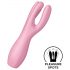 Satisfyer Threesome 3 - Vibrador Clitoriano Recarregável (Rosa)