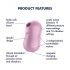 Satisfyer Cotton Candy - Vibrador de Clitóris Roxo