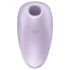 Satisfyer Pearl Diver - vibrador clitoriano roxo com ondas de ar recarregável