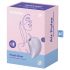 Satisfyer Pearl Diver - vibrador clitoriano roxo com ondas de ar recarregável