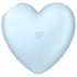 Satisfyer Cutie Heart - Estimulador clitoriano azul recarregável