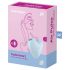 Satisfyer Cutie Heart - Estimulador clitoriano azul recarregável