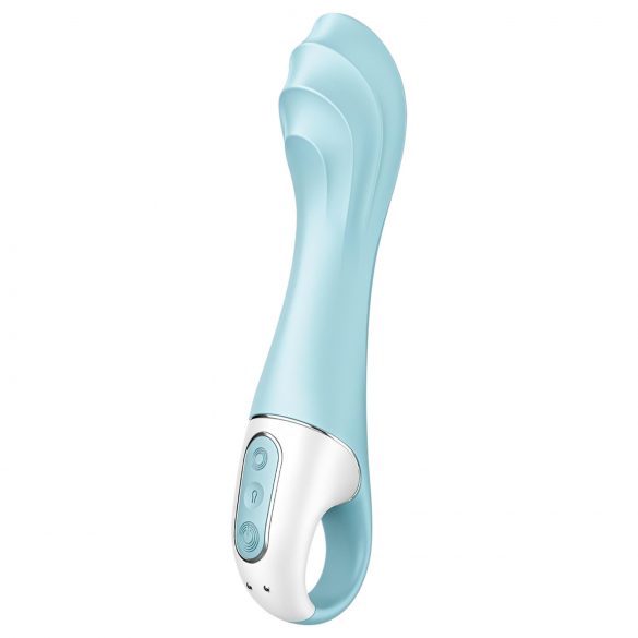 Satisfyer Air Pump Vibrator 5 - vibrador inteligente azul