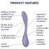 Satisfyer Flex 5 G-spot - Vibrador Inteligente (Roxo)