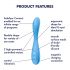 Satisfyer G-spot Flex 4 - Vibrador Inteligente Ponto G (Turquesa)