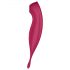 Satisfyer Twirling Pro - Vibrador 2 em 1 para clitóris (vermelho)