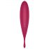 Satisfyer Twirling Pro - Vibrador 2 em 1 para clitóris (vermelho)