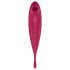 Satisfyer Twirling Pro - Vibrador 2 em 1 para clitóris (vermelho)