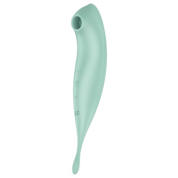 Satisfyer Twirling Pro - Vibrador 2 em 1 Inteligente (Menta)