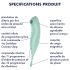 Satisfyer Twirling Pro - Vibrador 2 em 1 Inteligente (Menta)