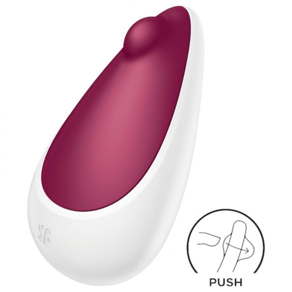 Satisfyer Spot On 3 - Vibrador recarregável para clitóris (vermelho)