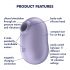 Satisfyer Pro To Go 2 - estimulador clitoriano portátil (violeta)