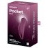 Satisfyer Pocket Pro 1 - Estimulador de Clitóris a Ar, Recarregável (Roxo)