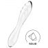 Satisfyer Dazzling Crystal 1 - Dildo de vidro duplo (transparente)