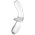 Satisfyer Double Crystal - Dildo de Vidro Duplo (transparente)