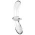 Satisfyer Double Crystal - Dildo de Vidro Duplo (transparente)