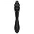 Satisfyer Dazzling Crystal 1 - dildo de vidro dual (preto)