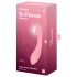 Satisfyer G-Force - Vibrador G-ponto à prova d'água (rosa)