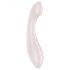 Satisfyer G-Force: Vibrador G-ponto recarregável e à prova d'água (bege)