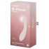 Satisfyer G-Force: Vibrador G-ponto recarregável e à prova d'água (bege)