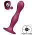 Satisfyer Double Ball-R - Dildo pesadito com base, vermelho