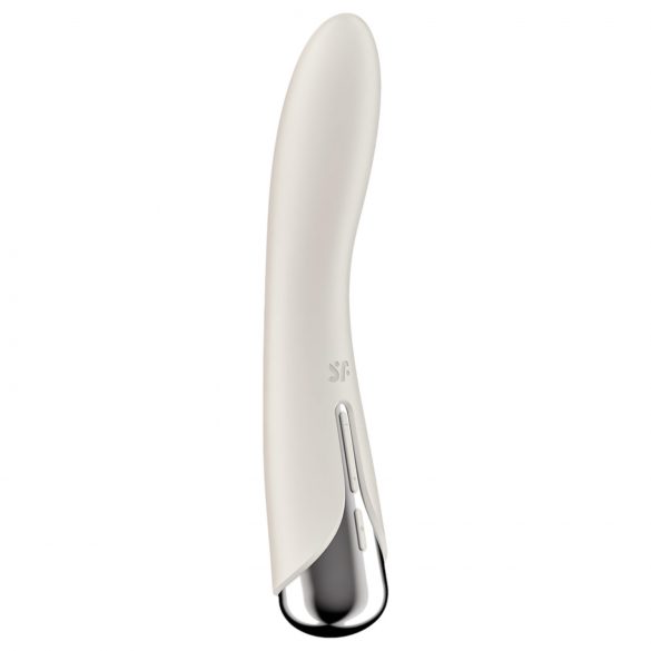 Satisfyer Spinning Vibe 1 - Vibrador G-Ponto com Cabeça Rotativa (Bege)