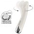 Vibrador G-Spot Satisfyer Spinning cabeça giratória (bege)