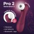 Satisfyer Pro 2 Gen3 - Estimulador inteligente a jato de ar (vermelho)