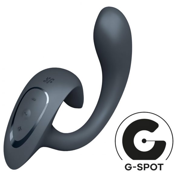 Satisfyer G para Deusas - Vibrador cinza para clitóris e ponto G