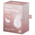 Satisfyer Dew Drop - Vibrador à prova d'água recarregável (branco)