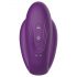 Mrow - Vibrador casal roxo 3 motores, recarregável e à prova d'água